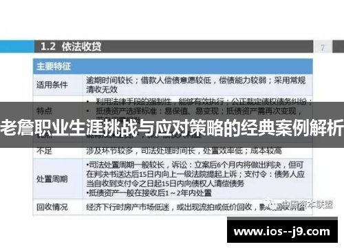 老詹职业生涯挑战与应对策略的经典案例解析